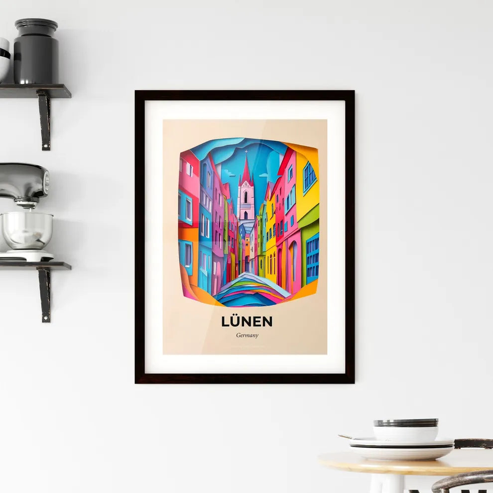 Vivid Lunen, Germany, Framed Wall Art