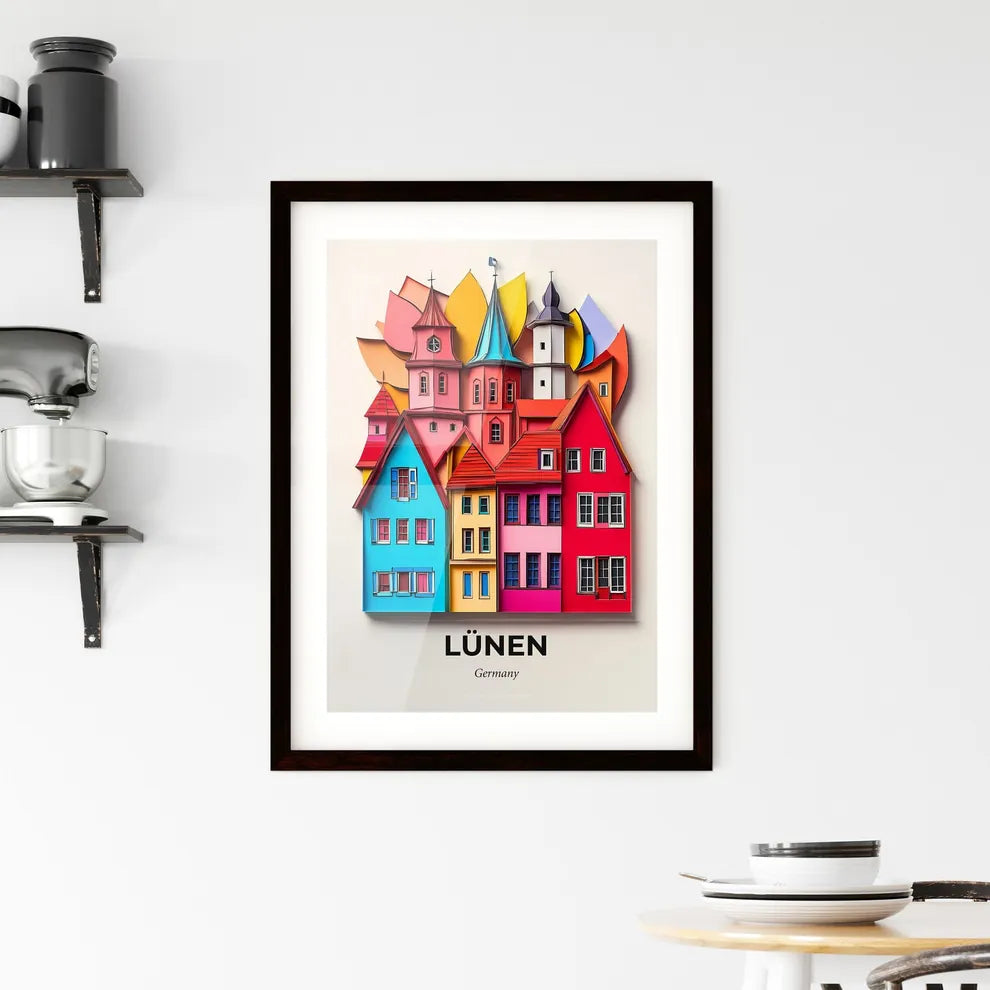 Vivid Lunen, Germany, Framed Wall Art