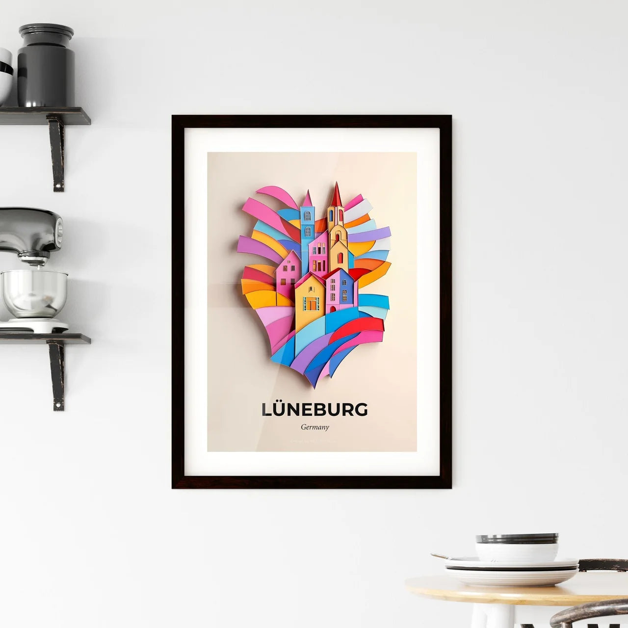 Vivid Luneburg, Germany, Framed Wall Art
