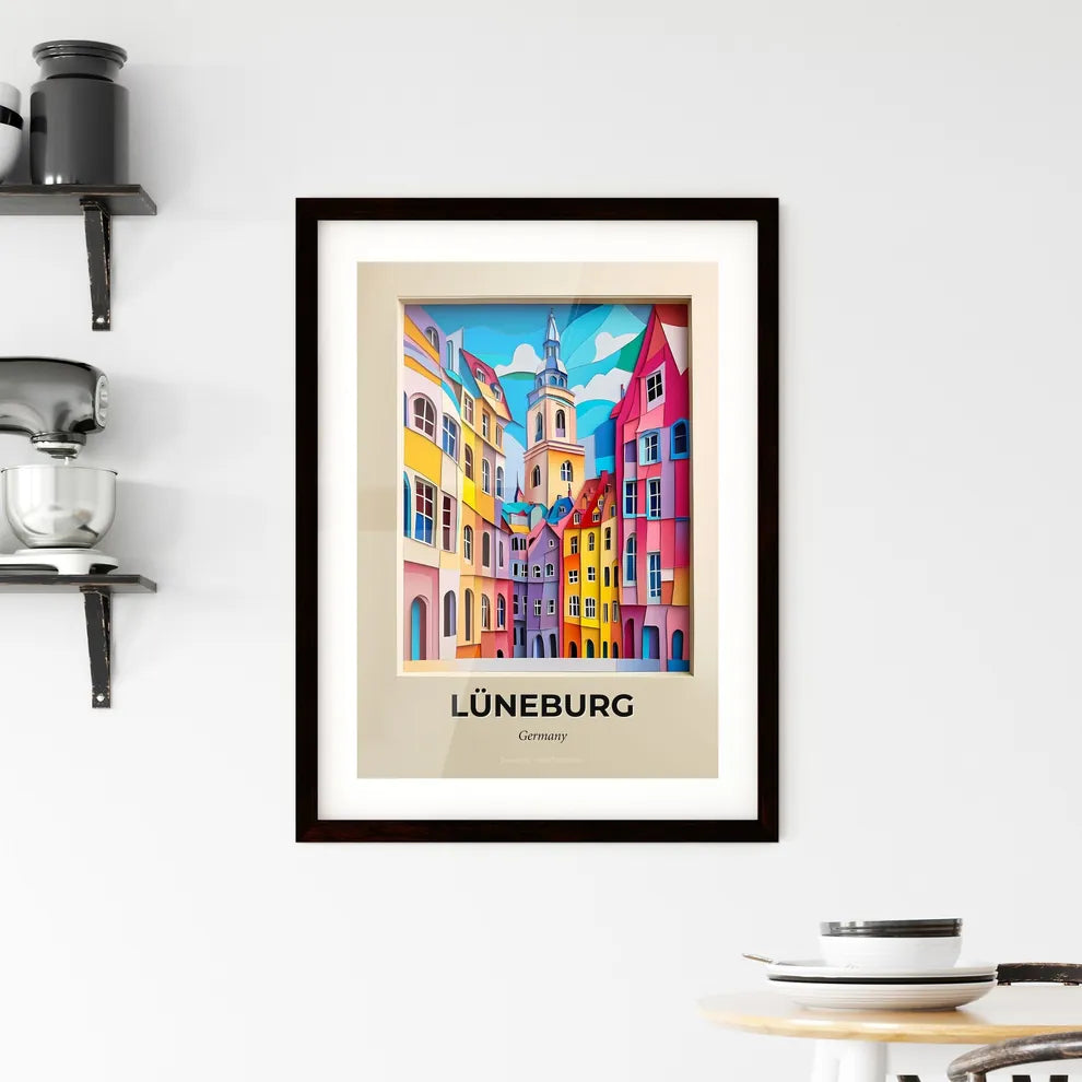 Vivid Luneburg, Germany, Framed Wall Art