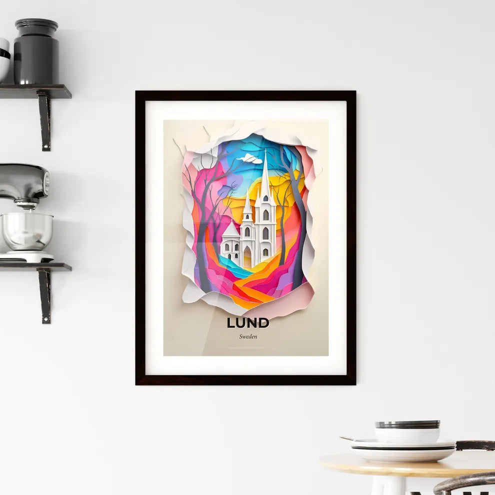 Vivid Lund, Sweden, Framed Wall Art
