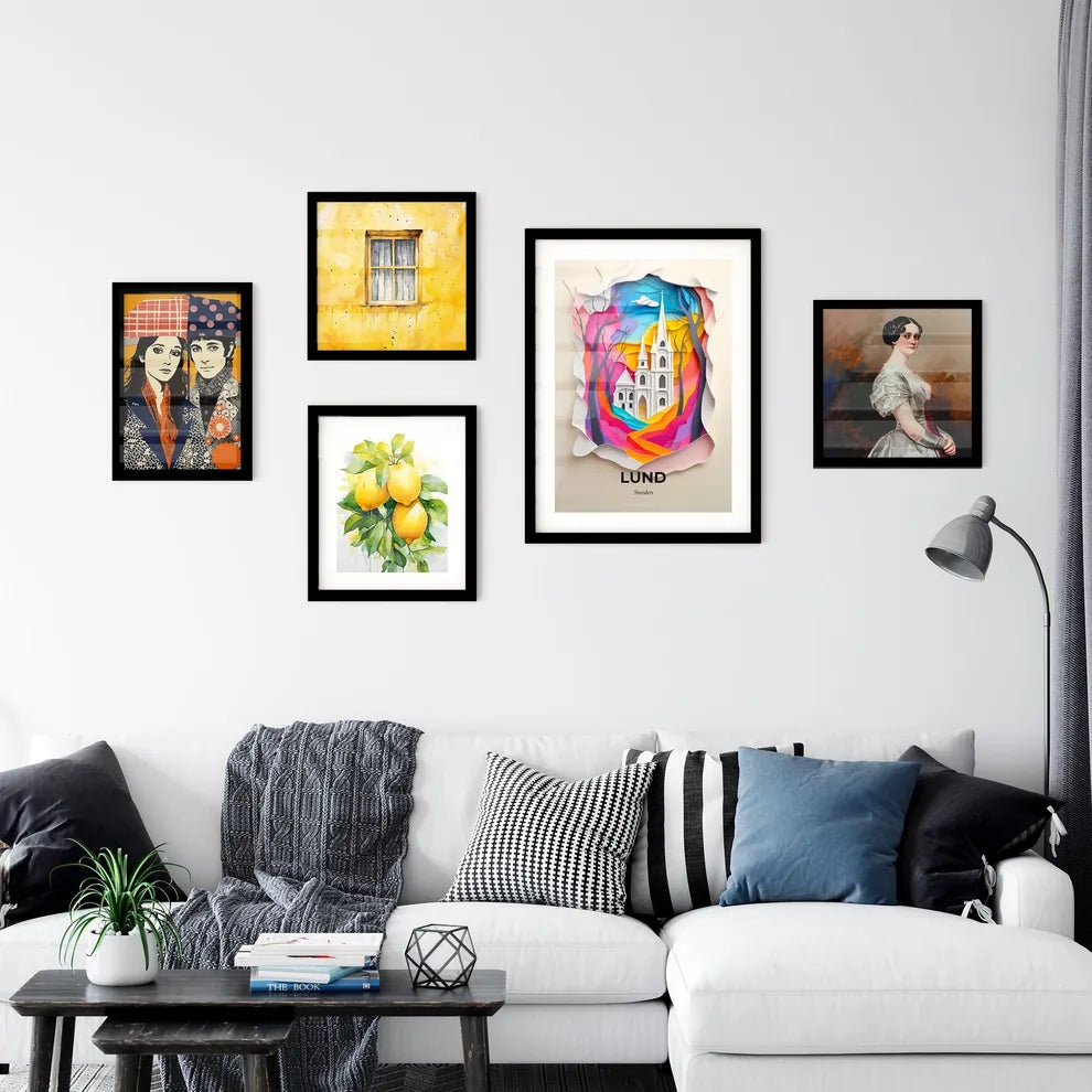 Vivid Lund, Sweden, Premium Framed Prints