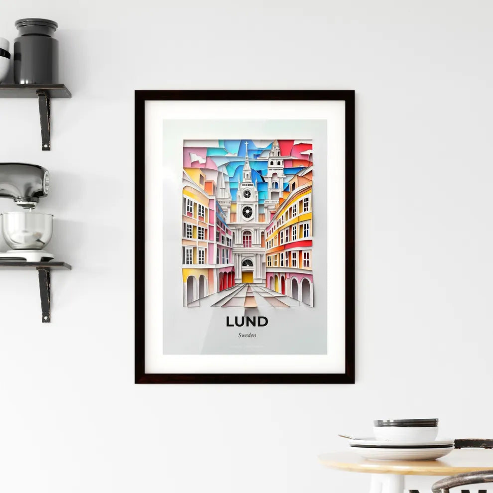 Vivid Lund, Sweden, Framed Wall Art