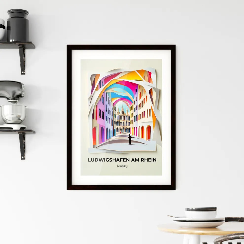 Vivid Ludwigshafen am Rhein, Germany, Framed Wall Art