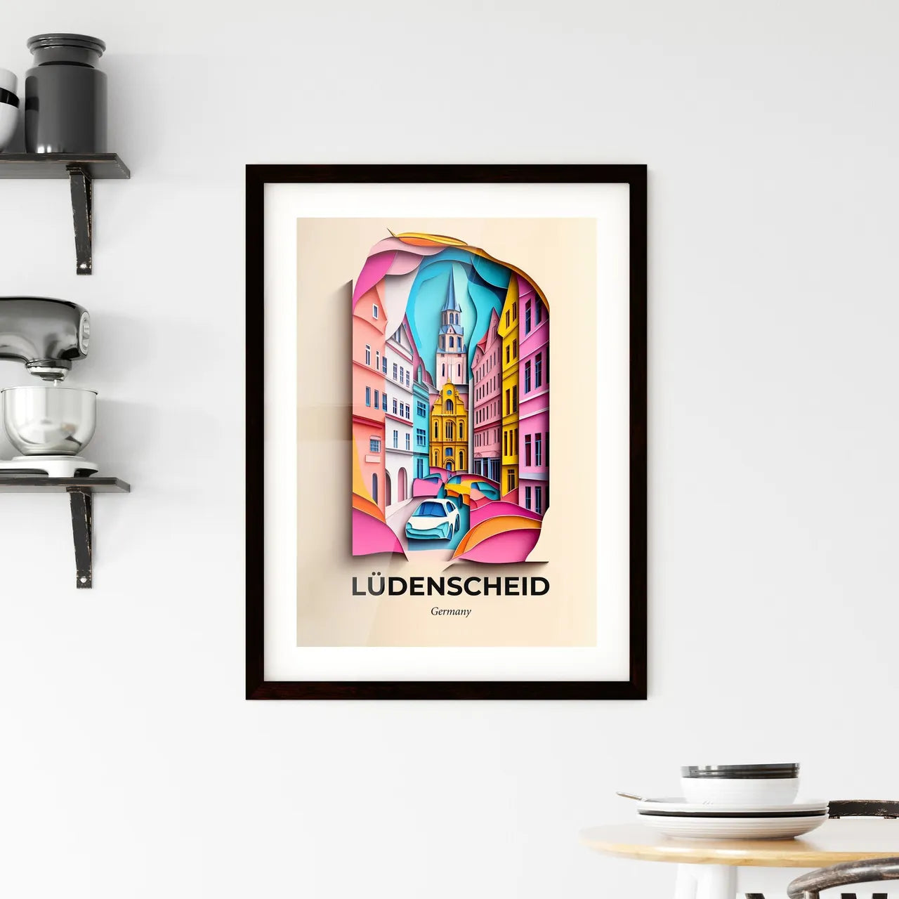 Vivid Ludenscheid, Germany, Framed Wall Art