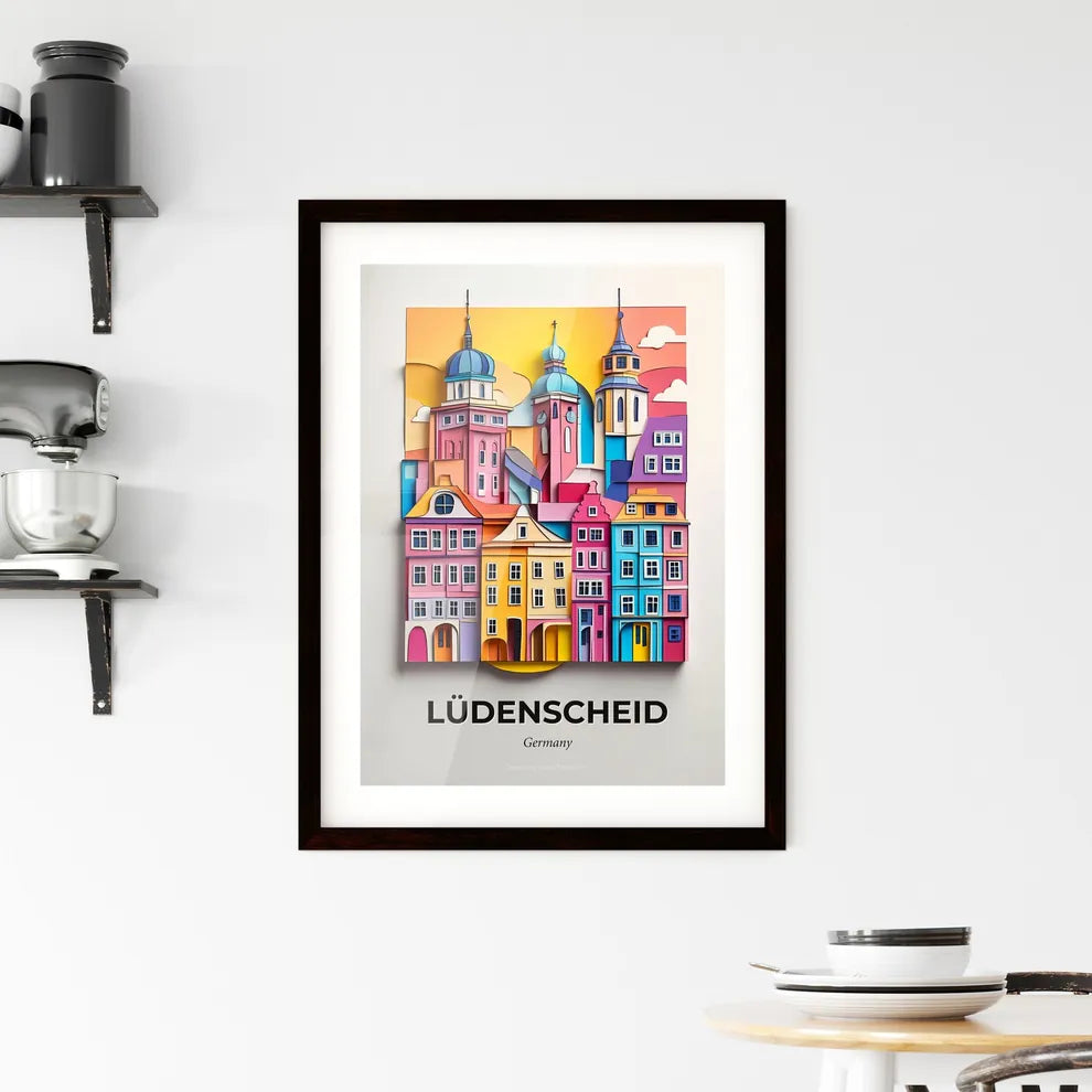 Vivid Ludenscheid, Germany, Framed Wall Art