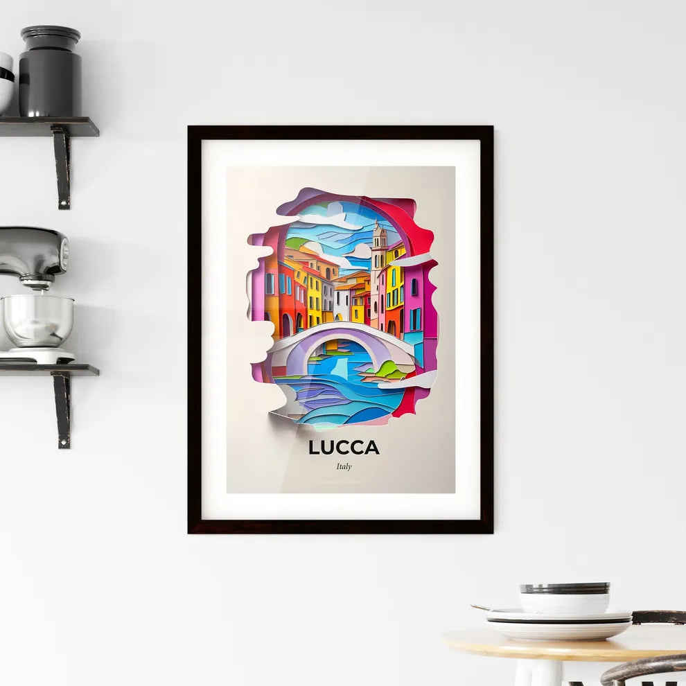 Vivid Lucca, Italy, Framed Wall Art