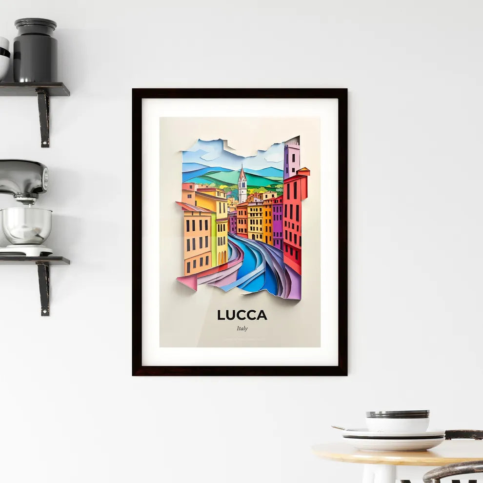 Vivid Lucca, Italy, Framed Wall Art