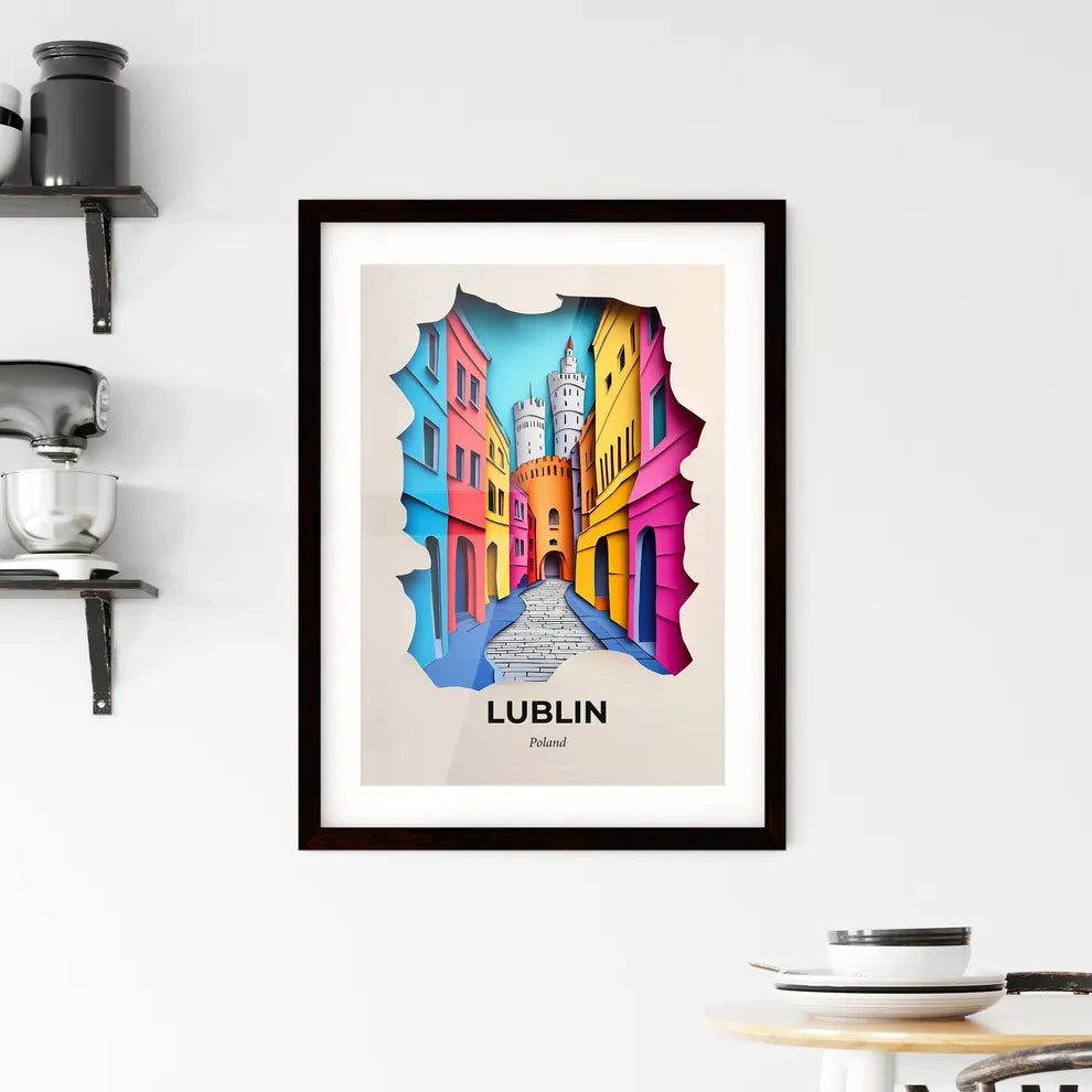 Vivid Lublin, Poland, Framed Wall Art
