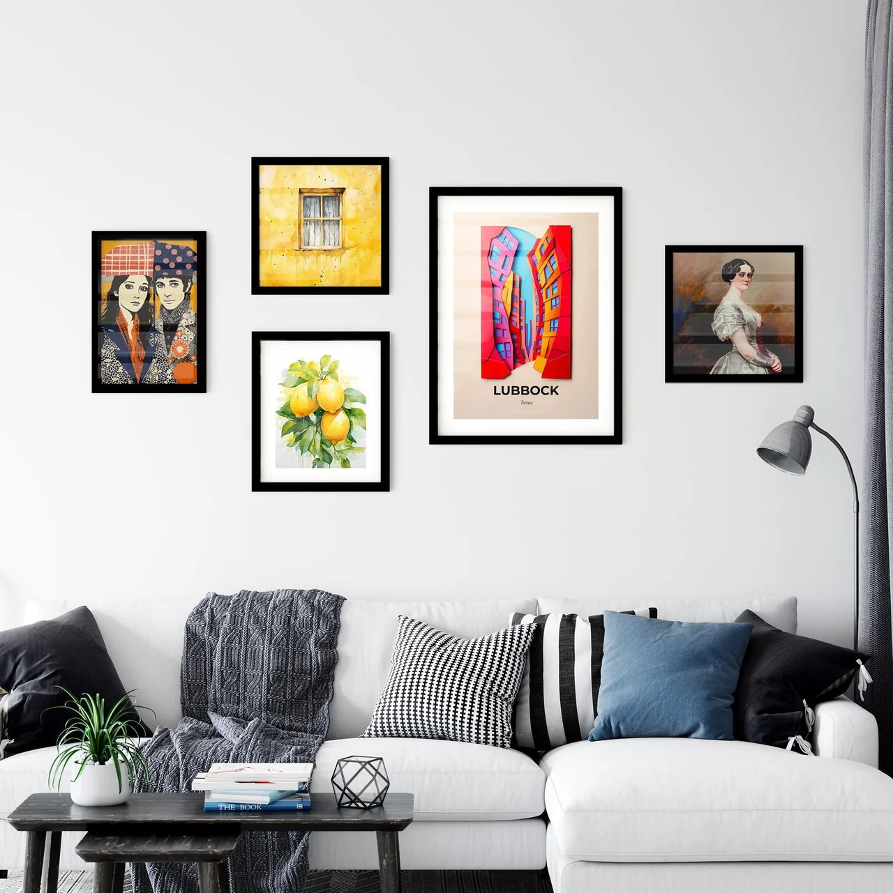 Vivid Lubbock, Texas, Premium Framed Prints