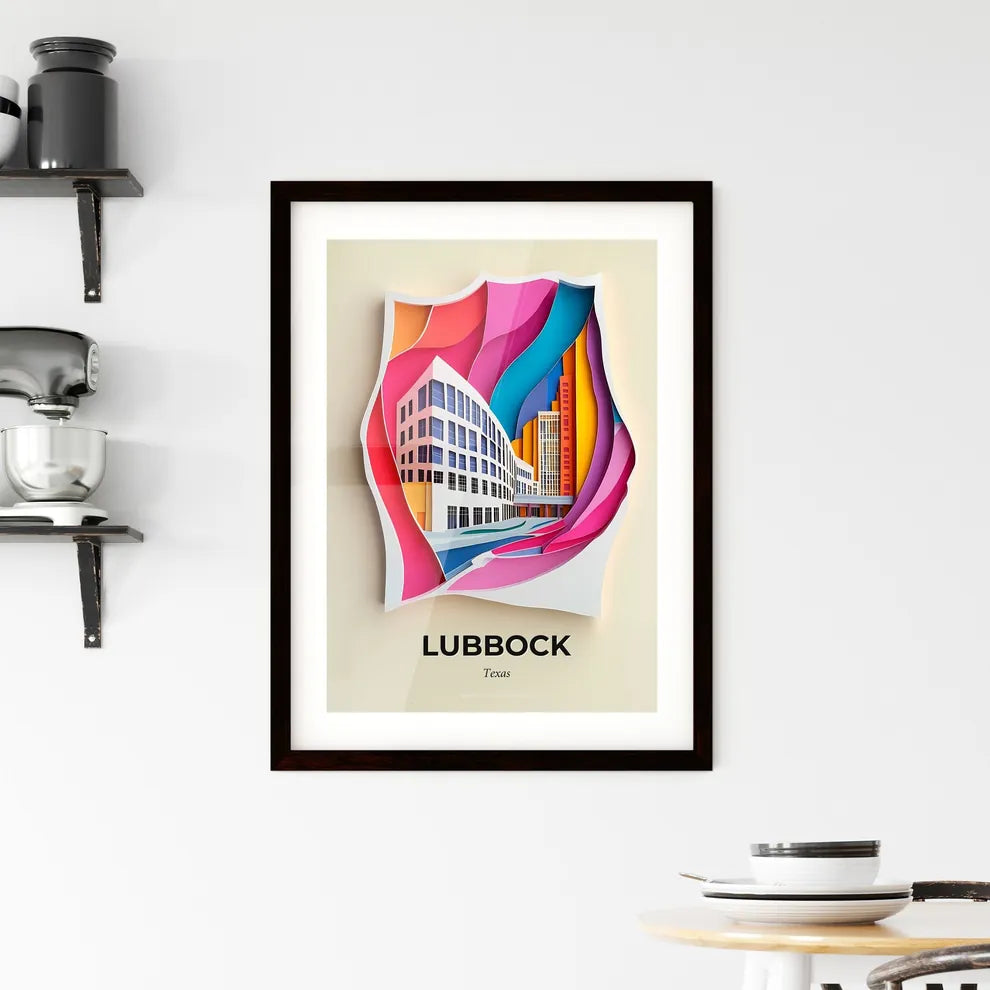 Vivid Lubbock, Texas, Framed Wall Art