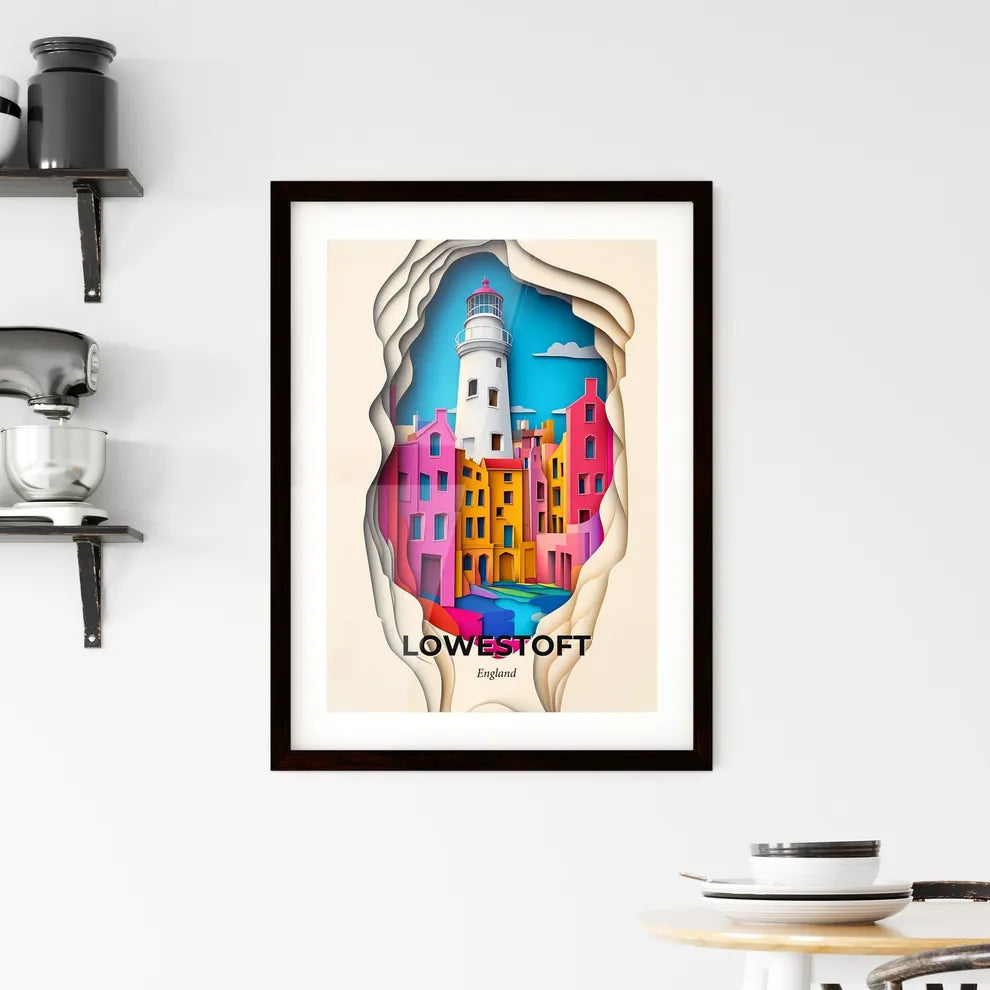 Vivid Lowestoft, England, Framed Wall Art