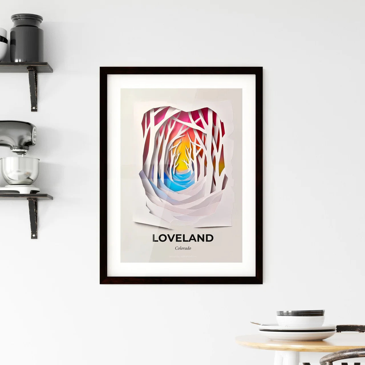 Vivid Loveland, Colorado, Framed Wall Art