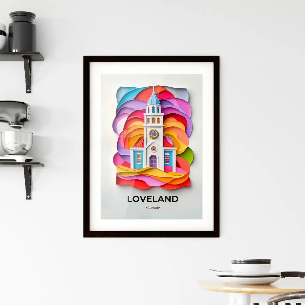 Vivid Loveland, Colorado, Framed Wall Art