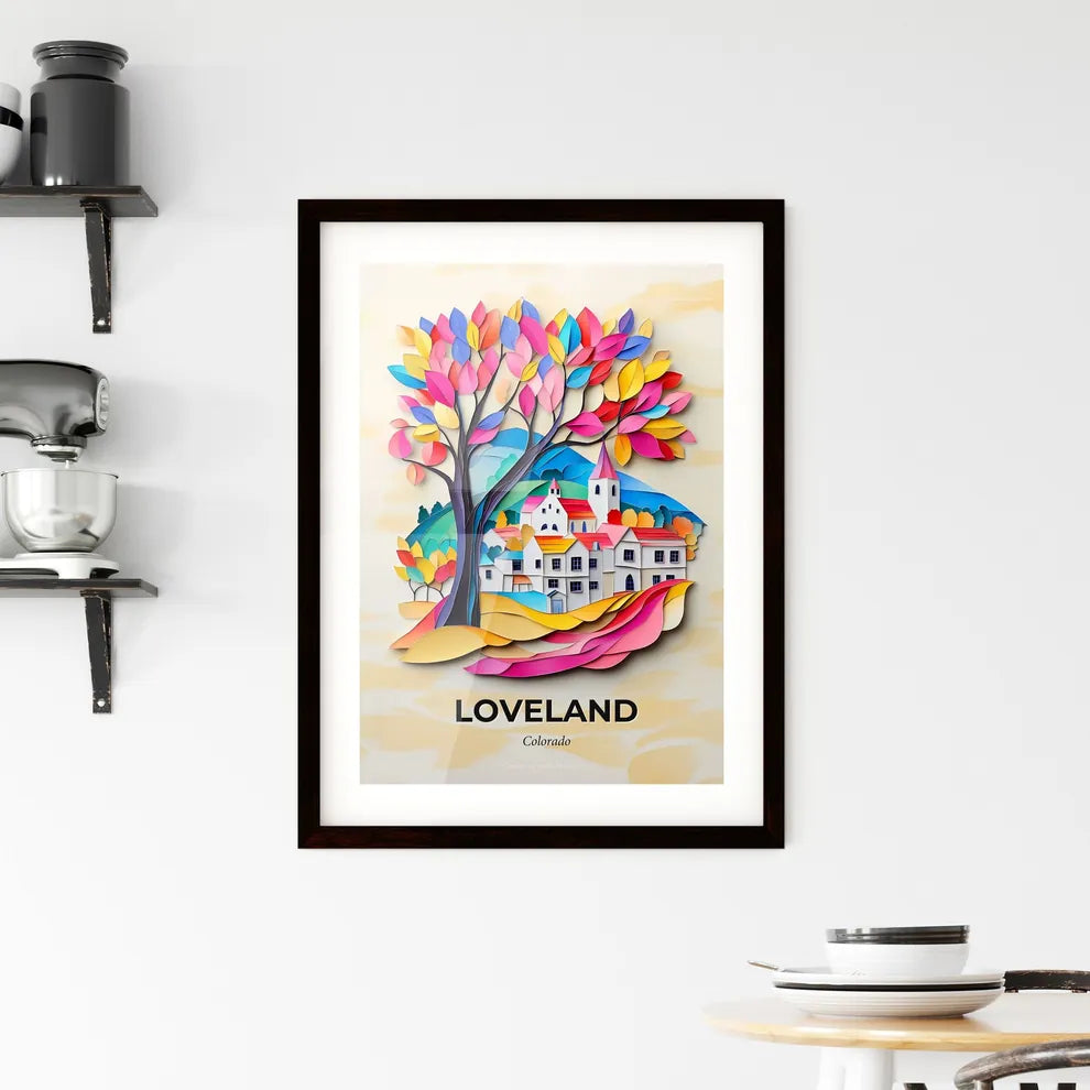 Vivid Loveland, Colorado, Framed Wall Art