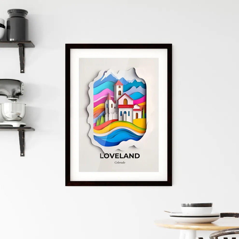 Vivid Loveland, Colorado, Framed Wall Art