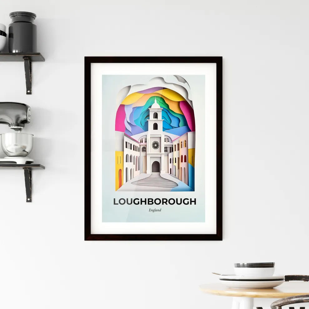 Vivid Loughborough, England, Framed Wall Art
