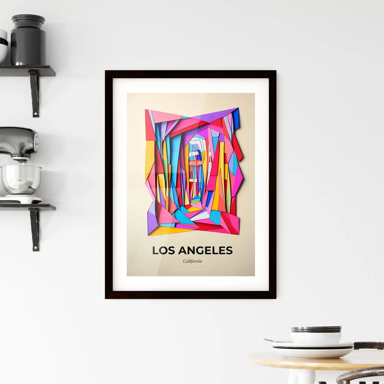 Vivid Los Angeles, California, Framed Wall Art