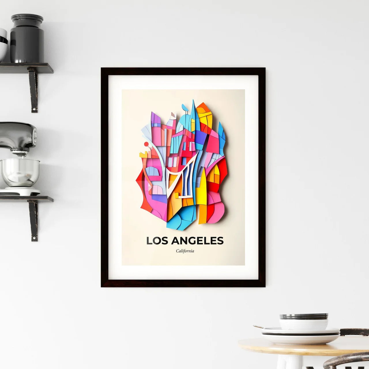 Vivid Los Angeles, California, Framed Wall Art