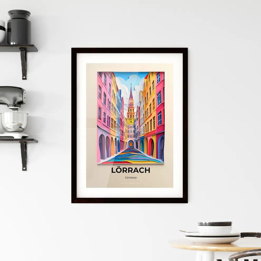 Vivid Lorrach, Germany, Framed Wall Art
