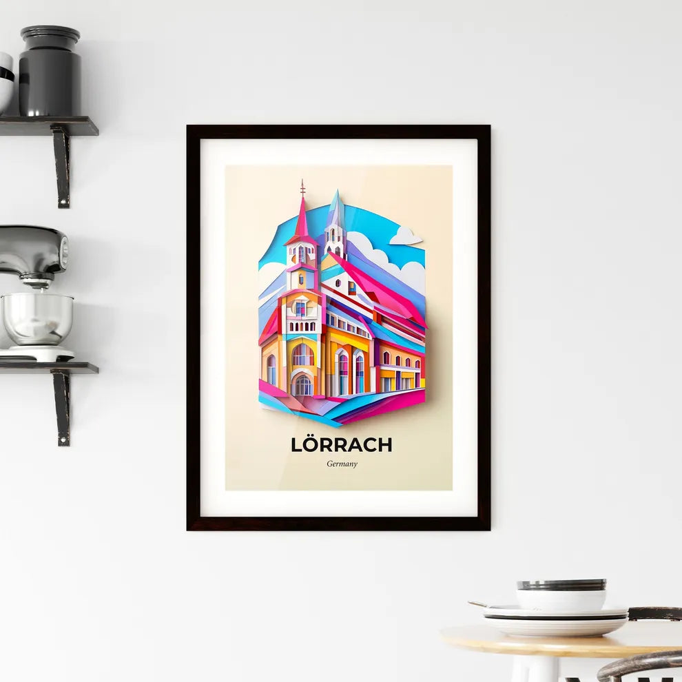 Vivid Lorrach, Germany, Framed Wall Art