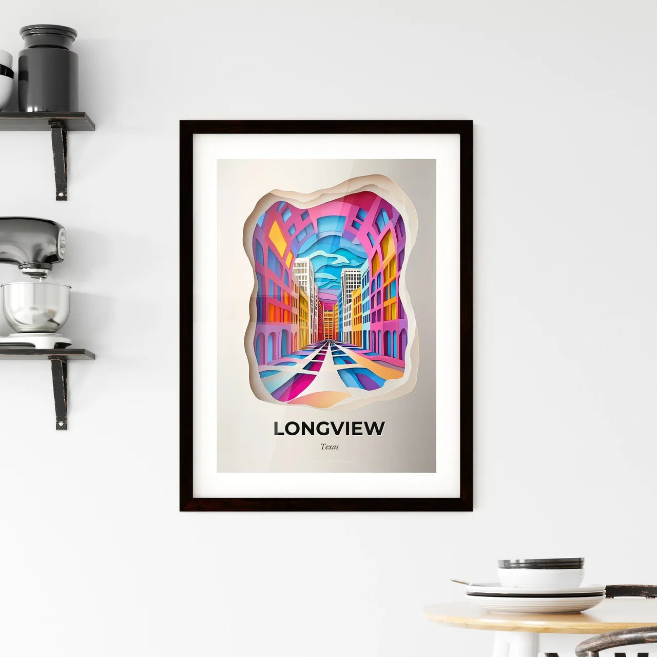 Vivid Longview, Texas, Framed Wall Art