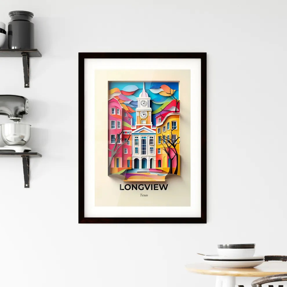 Vivid Longview, Texas, Framed Wall Art