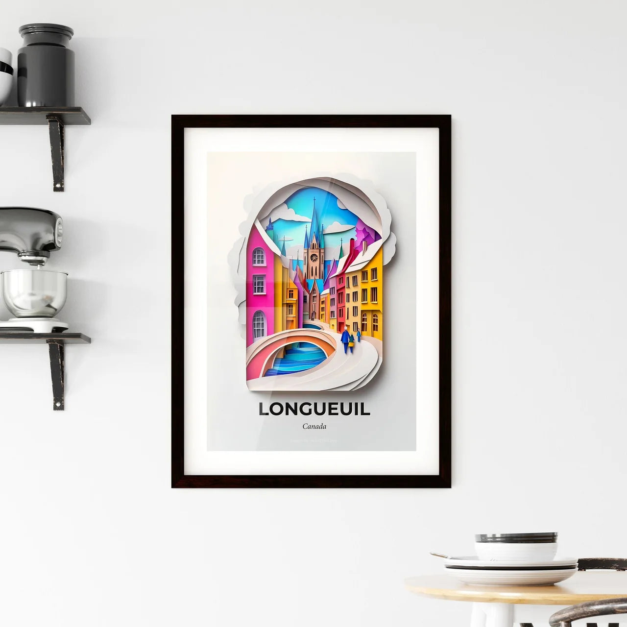 Vivid Longueuil, Canada, Framed Wall Art