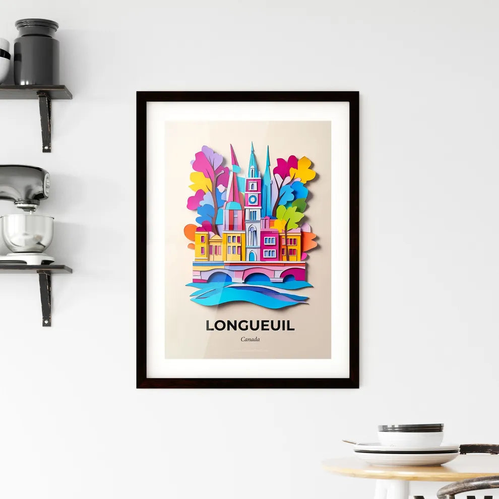 Vivid Longueuil, Canada, Framed Wall Art