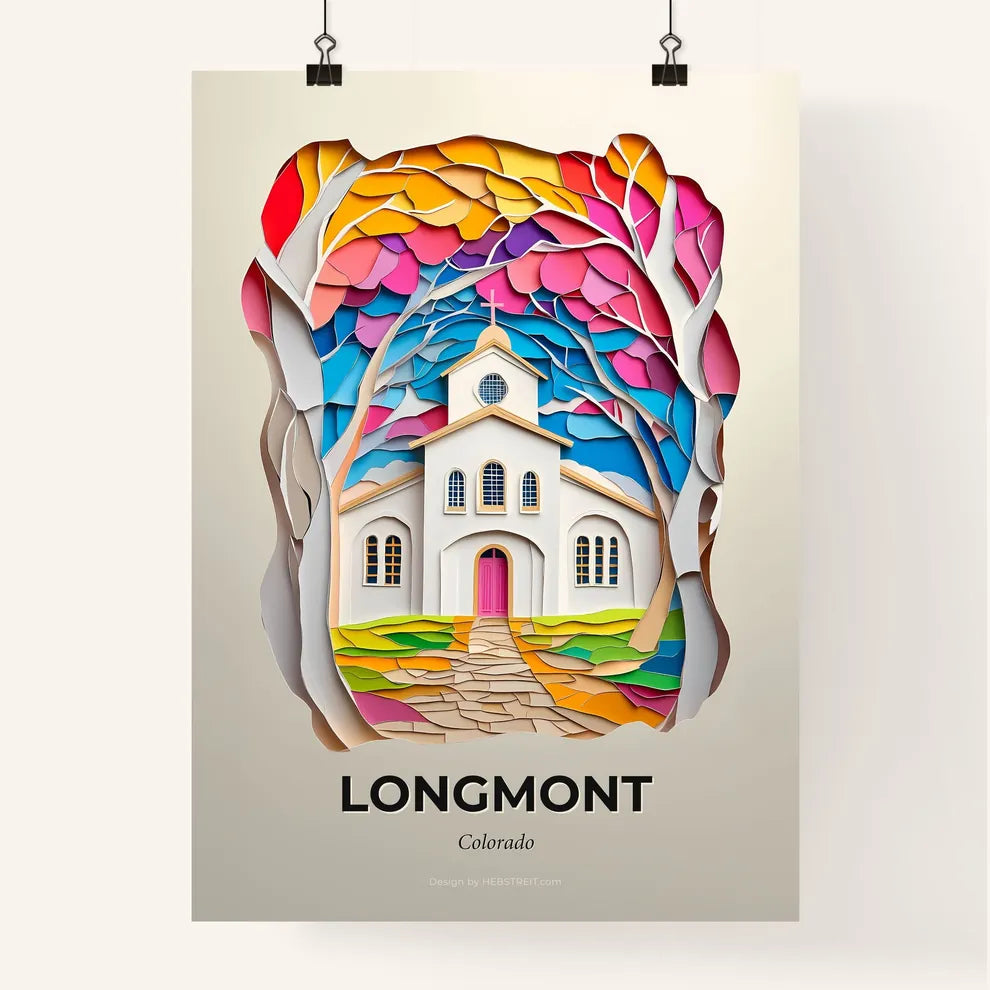Vivid Longmont, Colorado, Colorful Poster