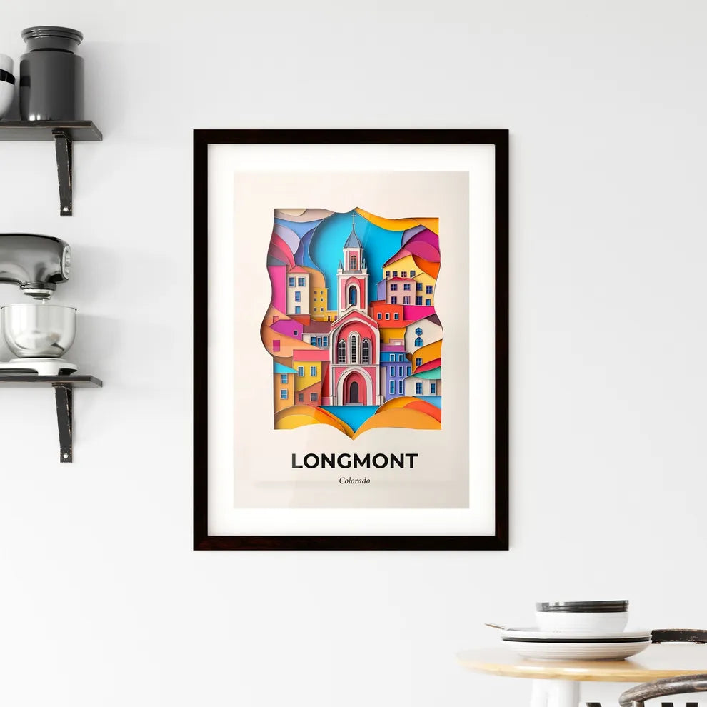 Vivid Longmont, Colorado, Framed Wall Art