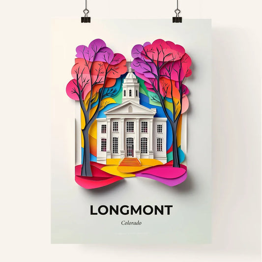 Vivid Longmont, Colorado, Colorful Poster