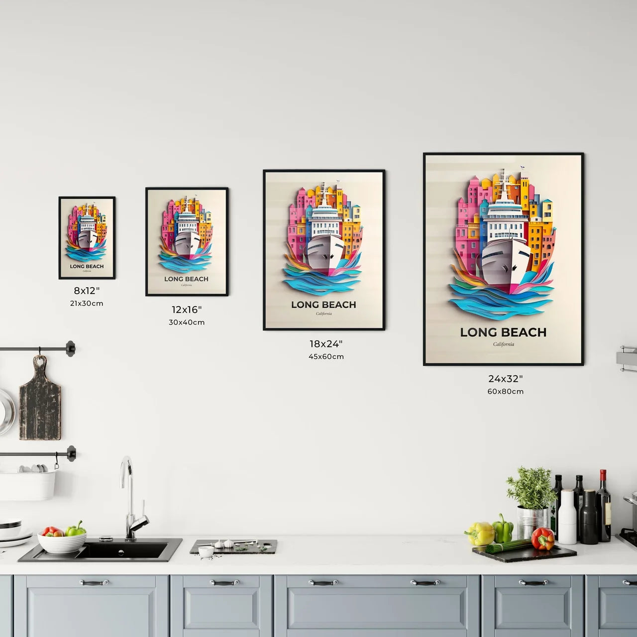 Vivid Long Beach, California, Kitchen Art