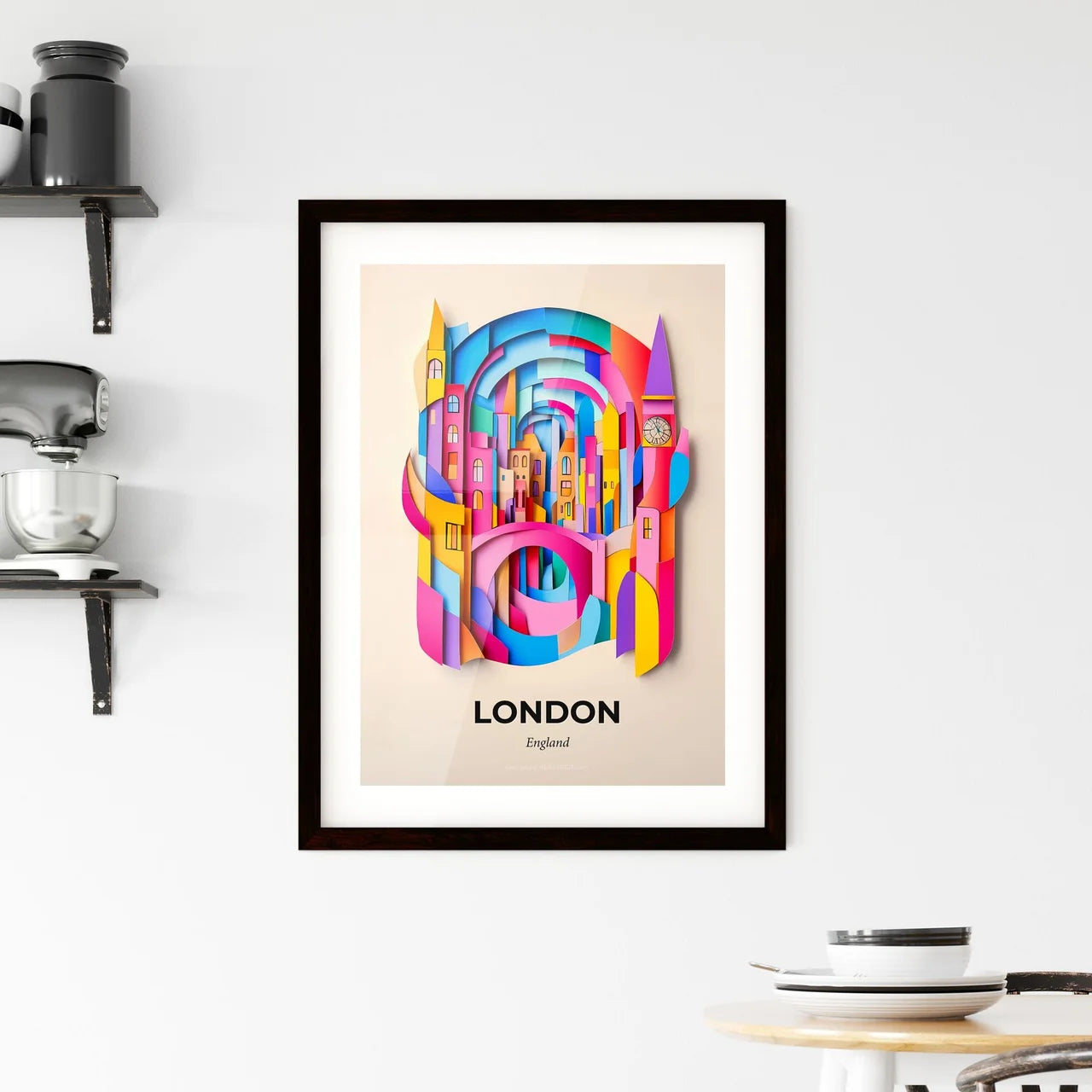 Vivid London, England, Framed Wall Art