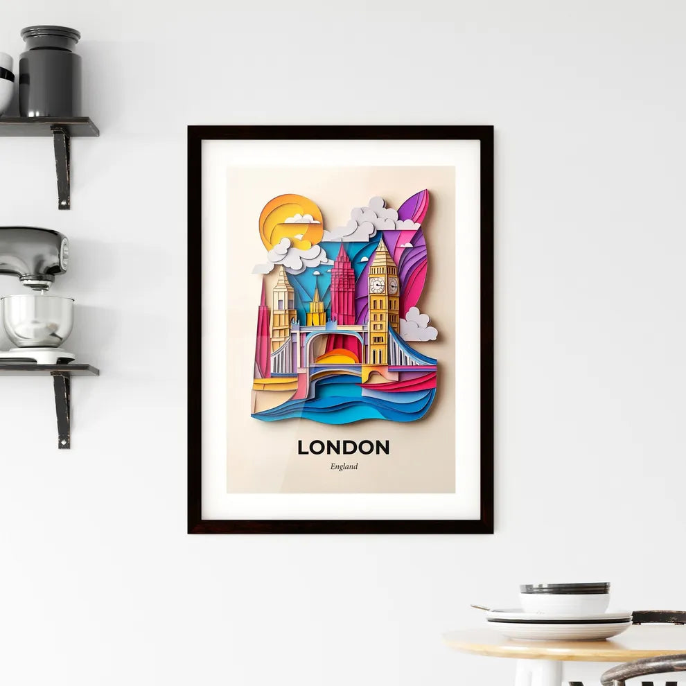 Vivid London, England, Framed Wall Art