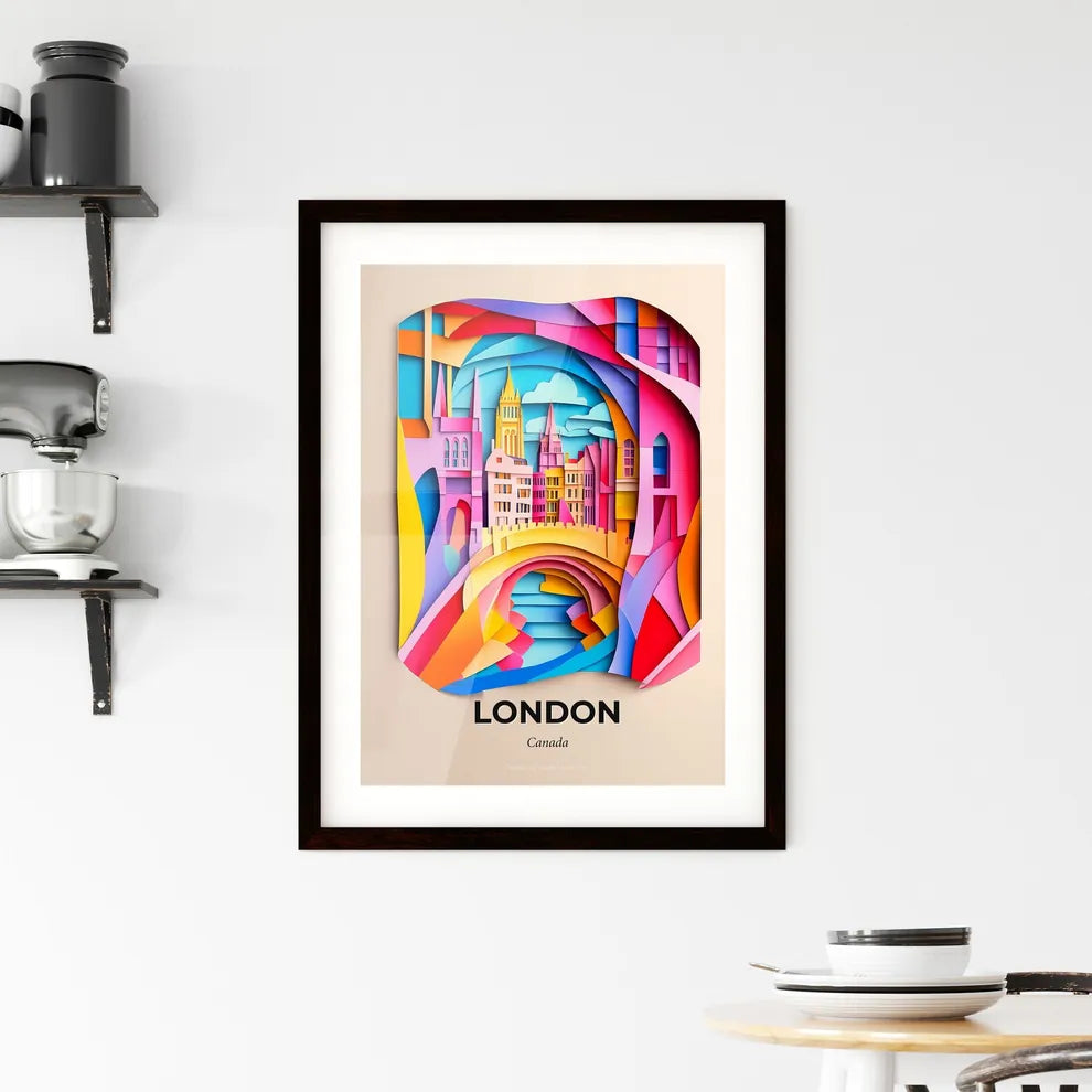 Vivid London, Canada, Framed Wall Art