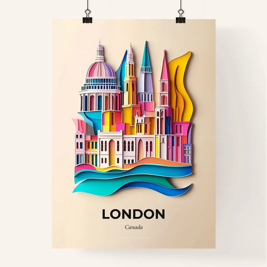 Vivid London, Canada, Colorful Poster