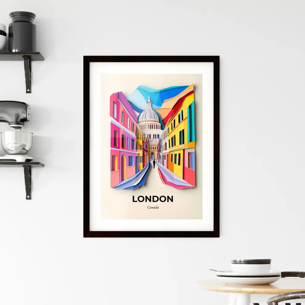 Vivid London, Canada, Framed Wall Art