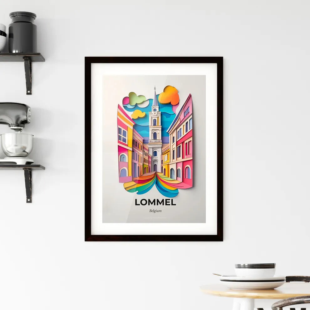 Vivid Lommel, Belgium, Framed Wall Art