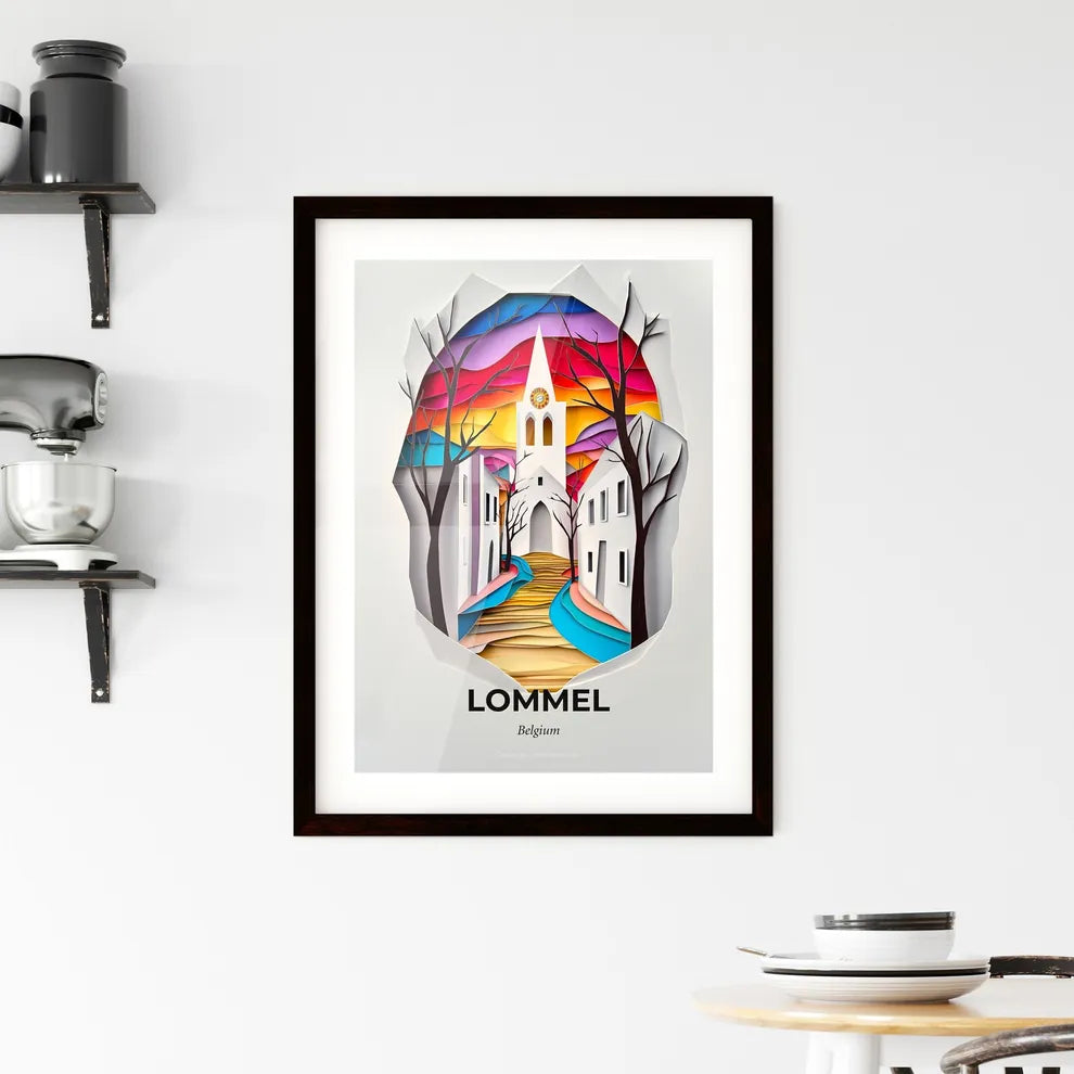 Vivid Lommel, Belgium, Framed Wall Art