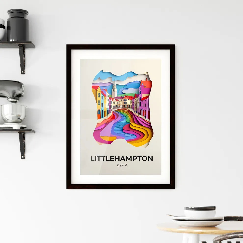 Vivid Littlehampton, England, Framed Wall Art