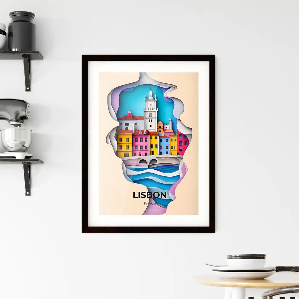 Vivid Lisbon, Portugal, Framed Wall Art