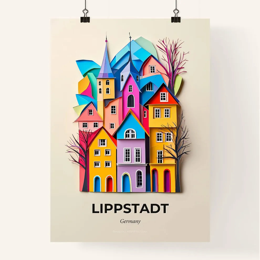 Vivid Lippstadt, Germany, Colorful Poster