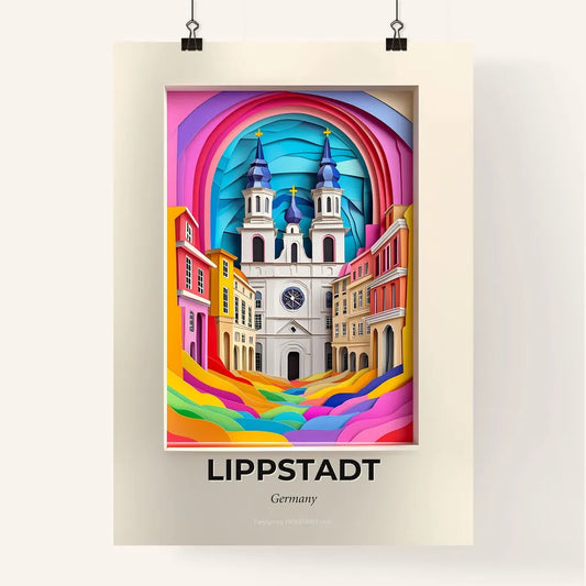 Vivid Lippstadt, Germany, Colorful Poster