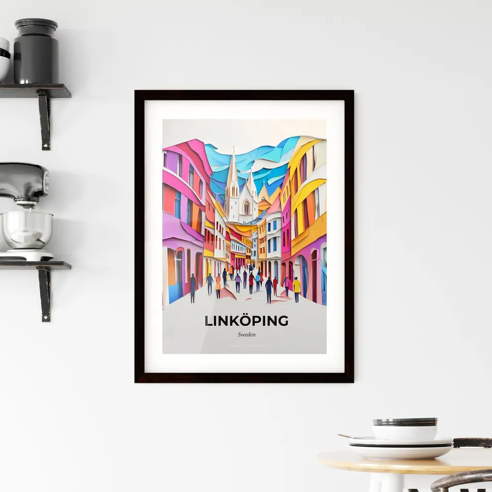 Vivid Linköping, Sweden, Framed Wall Art