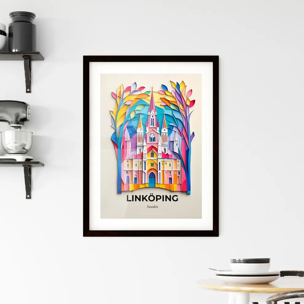 Vivid Linköping, Sweden, Framed Wall Art