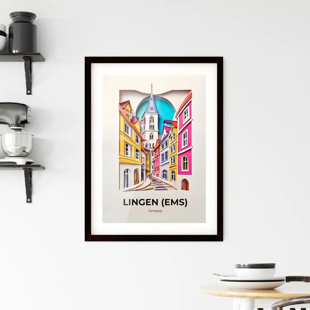 Vivid Lingen (Ems), Germany, Framed Wall Art