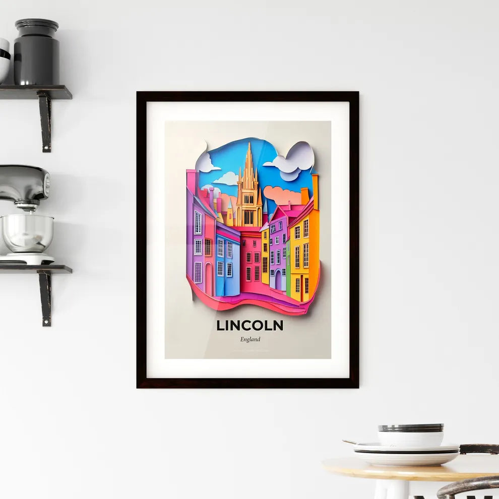 Vivid Lincoln, England, Framed Wall Art