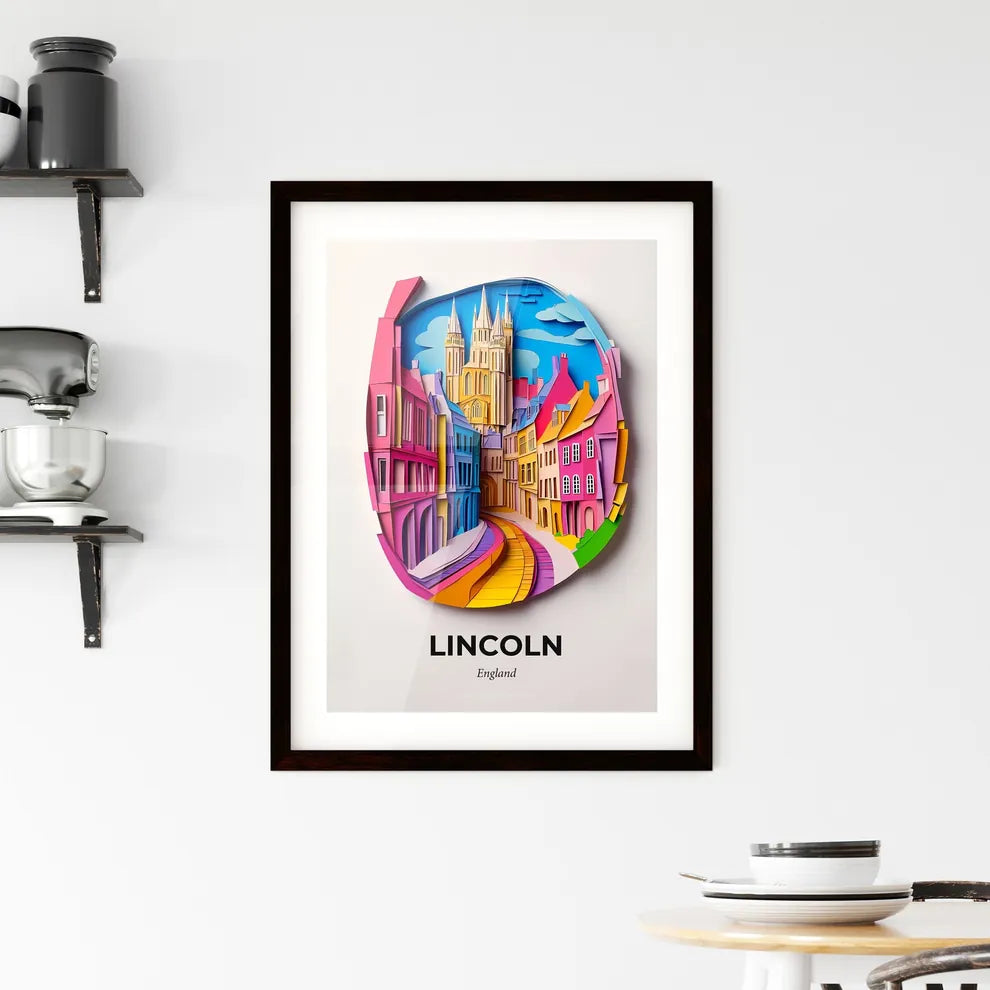 Vivid Lincoln, England, Framed Wall Art