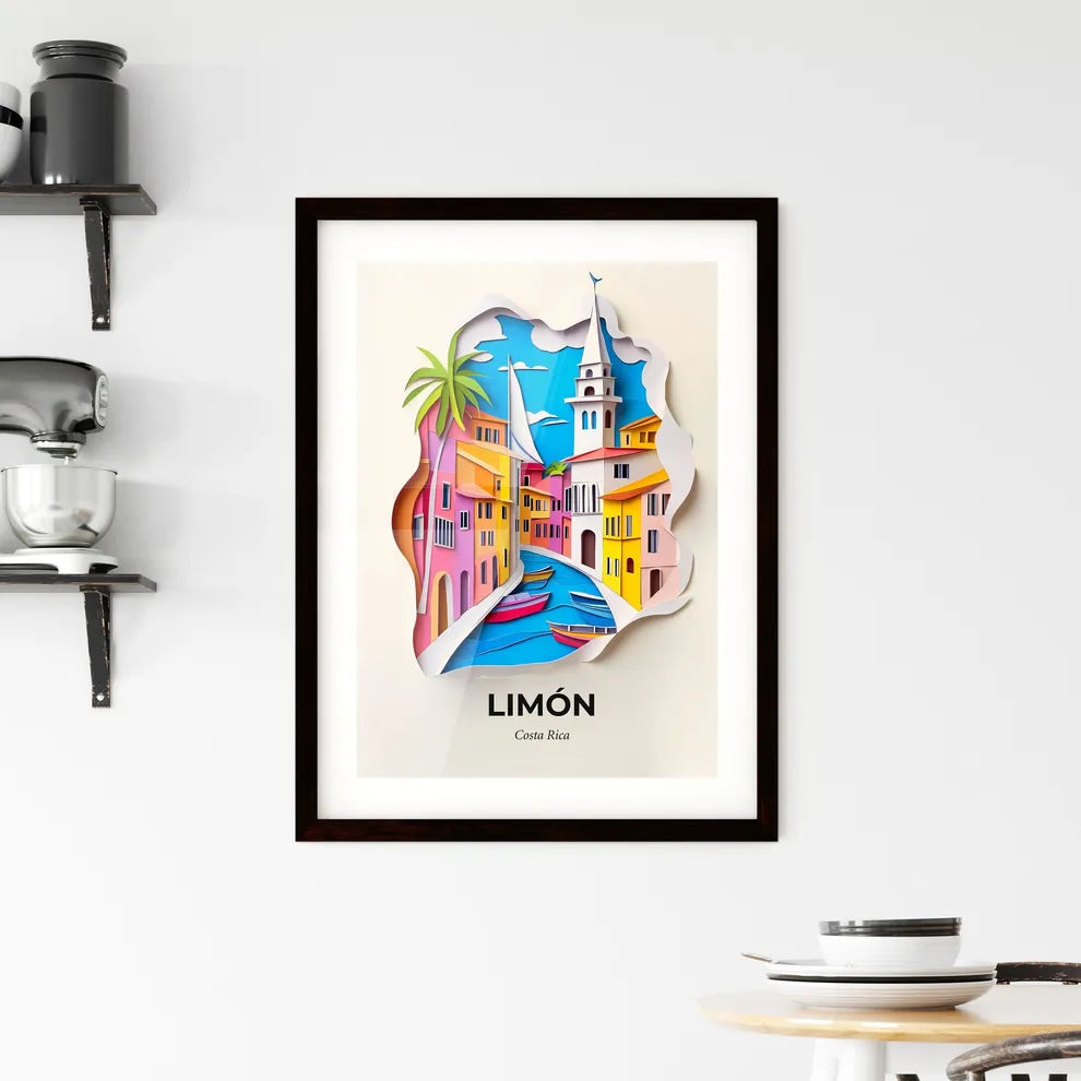 Vivid Limón, Costa Rica, Framed Wall Art